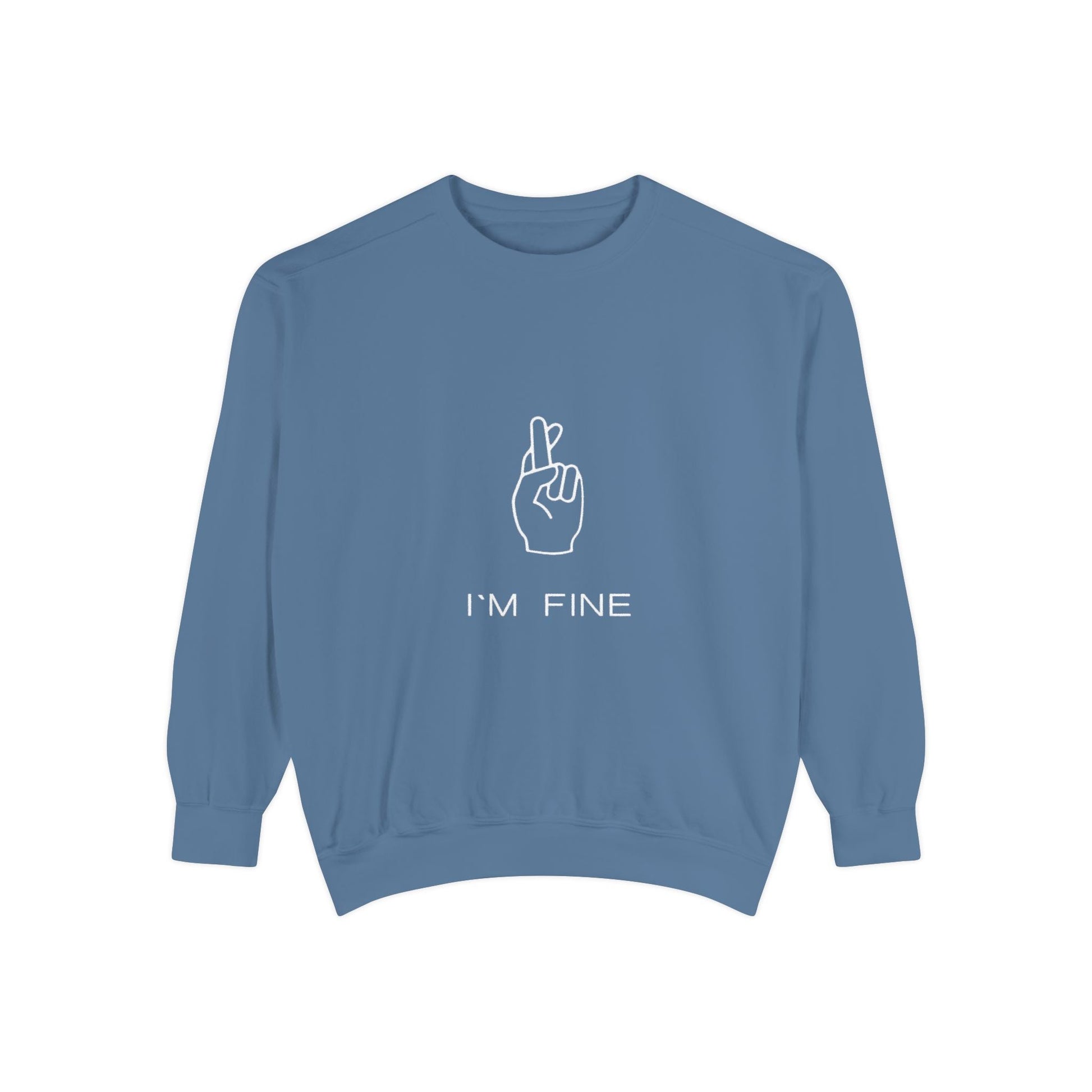 Progress, Not Perfection Unisex Garment - Dyed Sweatshirt - Metamorphosis Creations