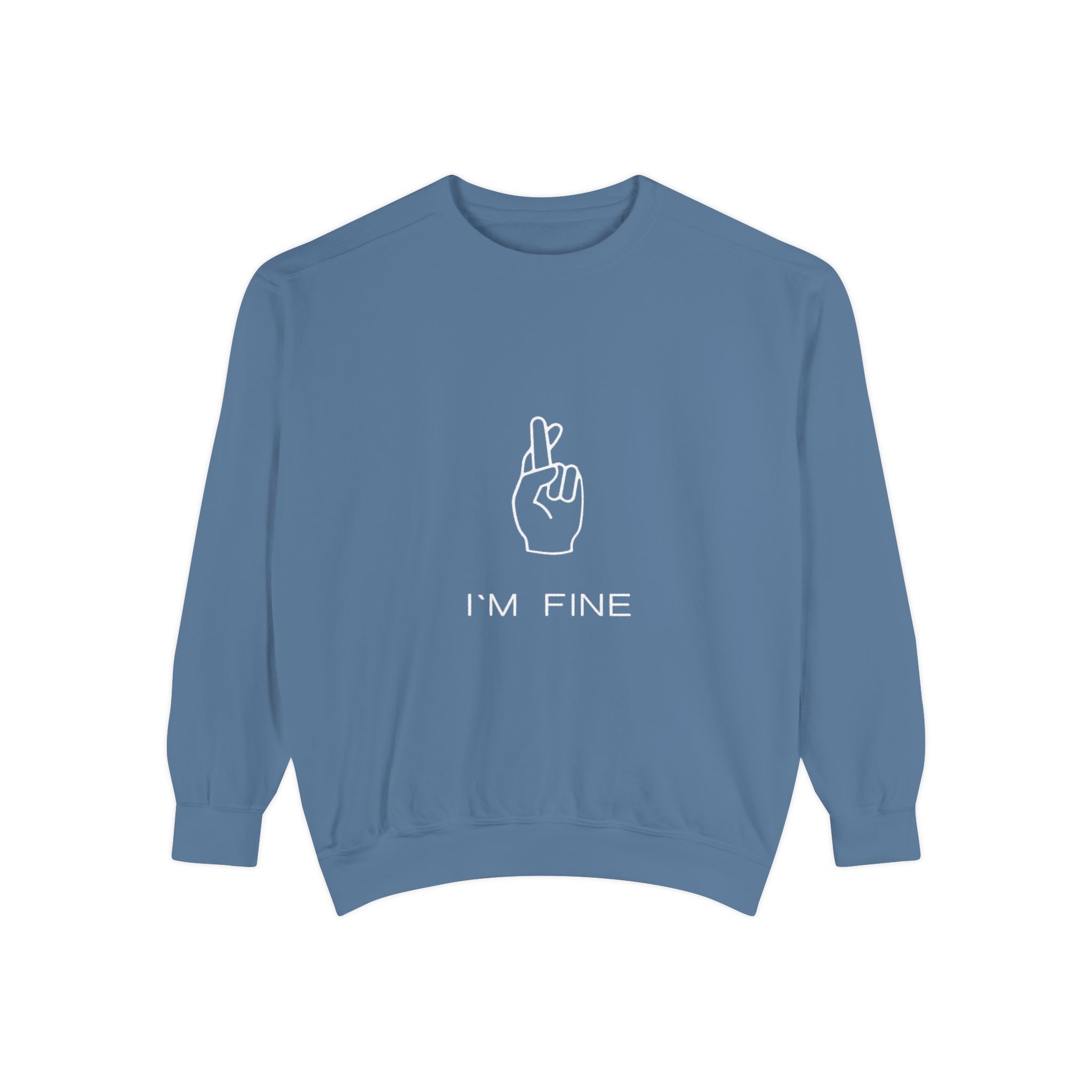 Progress, Not Perfection Unisex Garment - Dyed Sweatshirt - Metamorphosis Creations