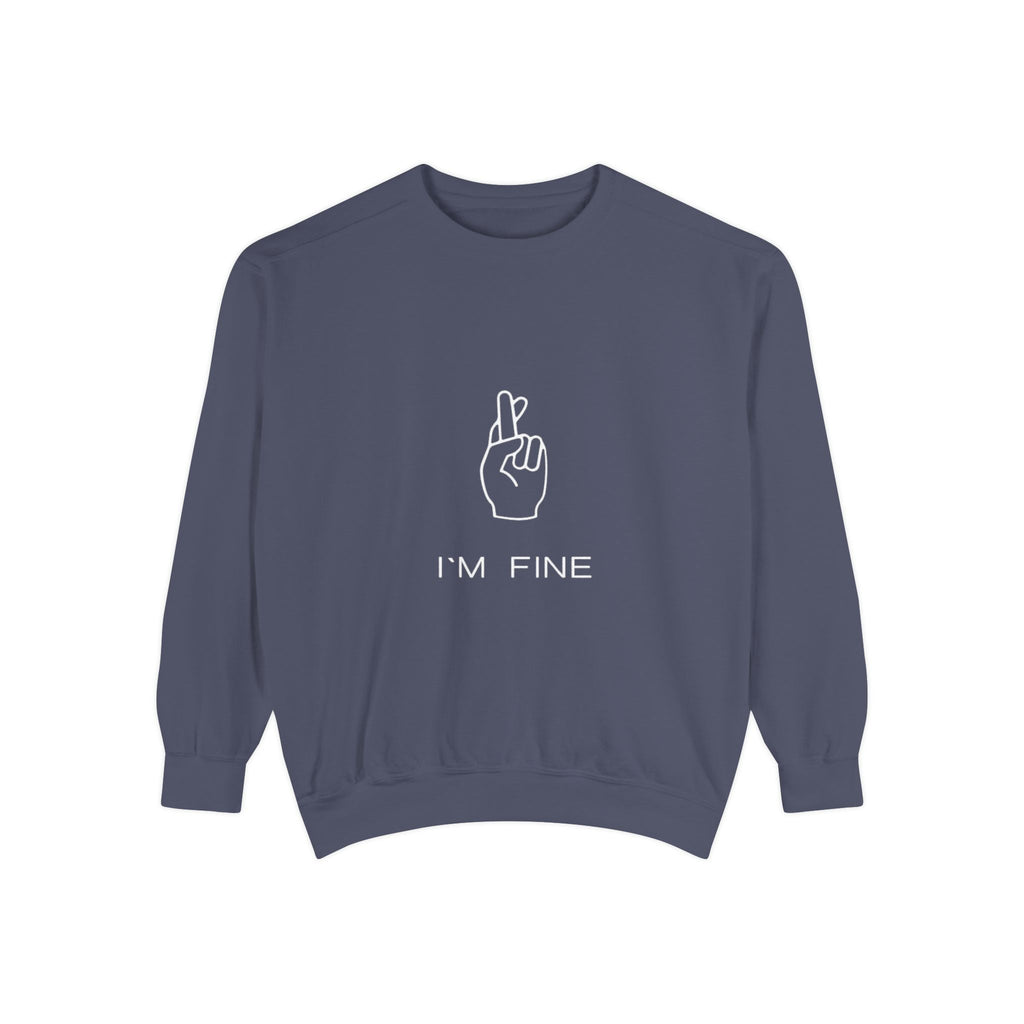 Progress, Not Perfection Unisex Garment - Dyed Sweatshirt - Metamorphosis Creations