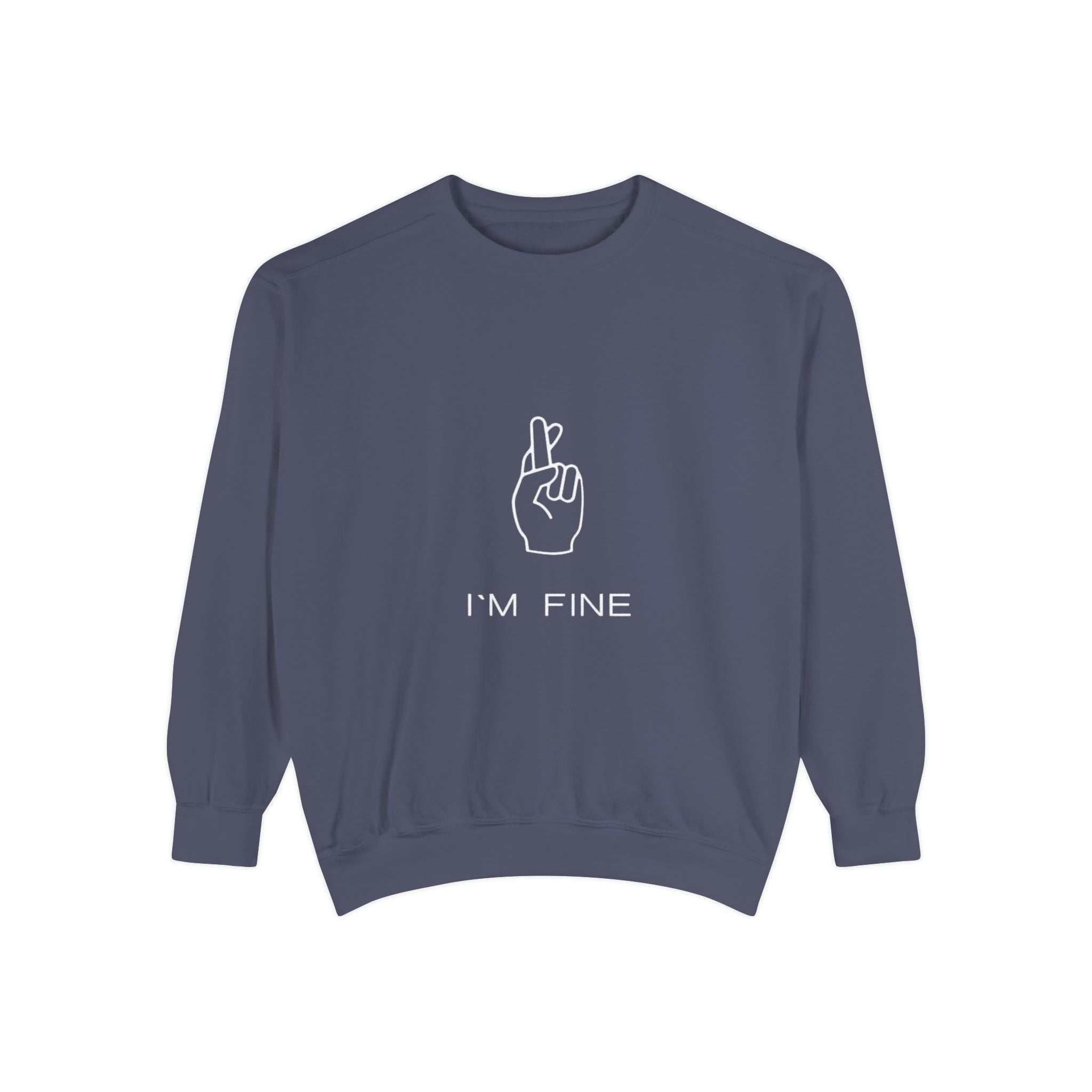 Progress, Not Perfection Unisex Garment - Dyed Sweatshirt - Metamorphosis Creations