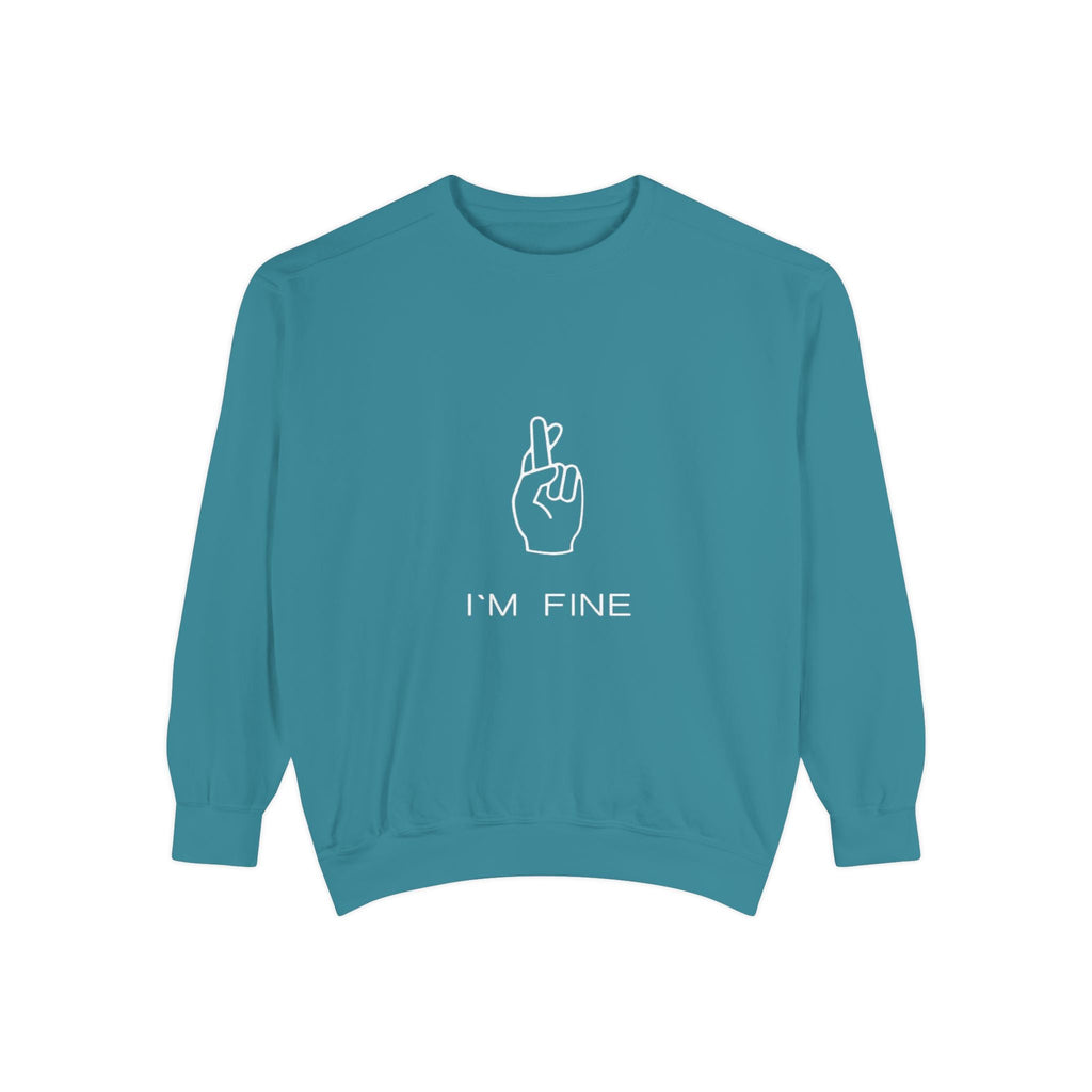 Progress, Not Perfection Unisex Garment - Dyed Sweatshirt - Metamorphosis Creations