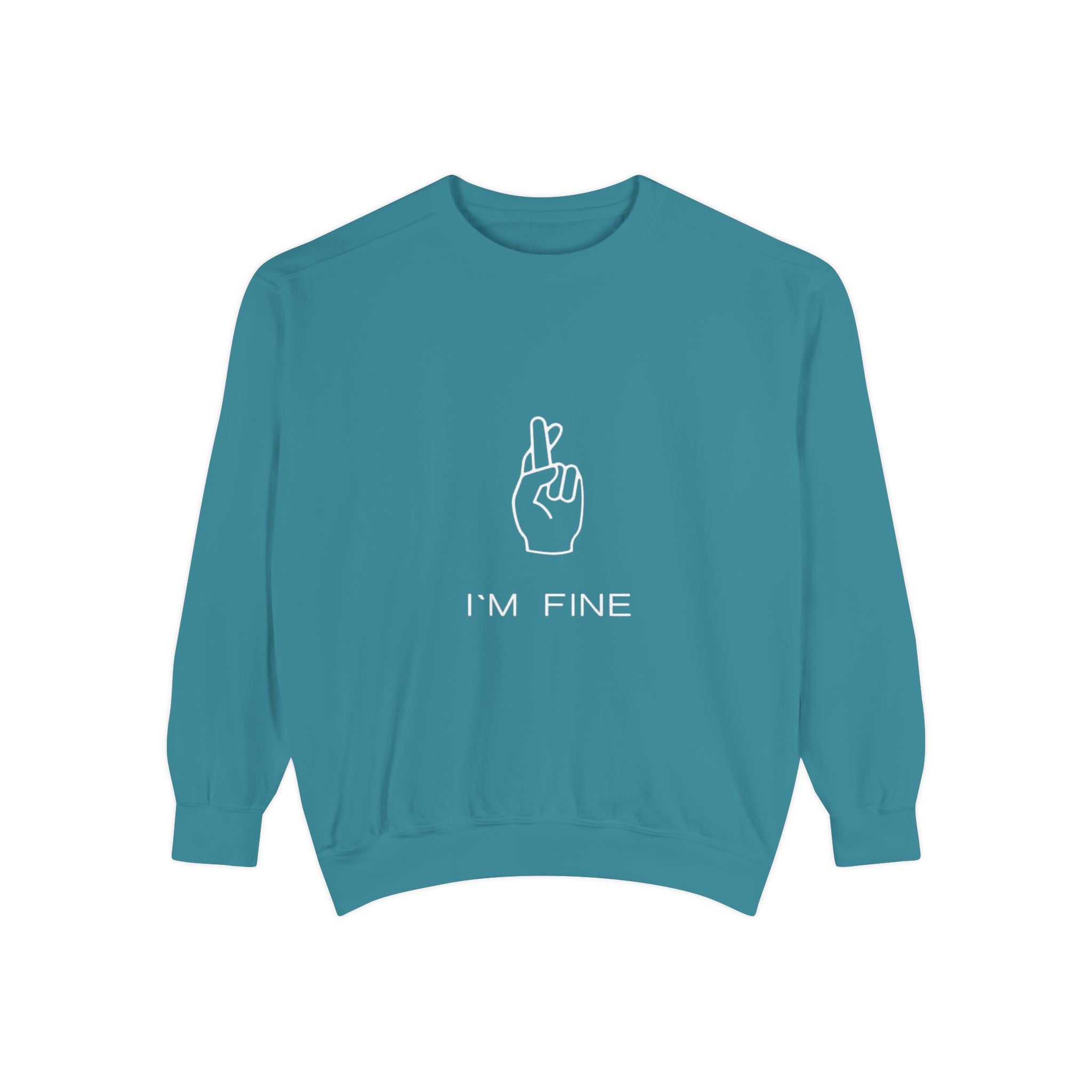 Progress, Not Perfection Unisex Garment - Dyed Sweatshirt - Metamorphosis Creations