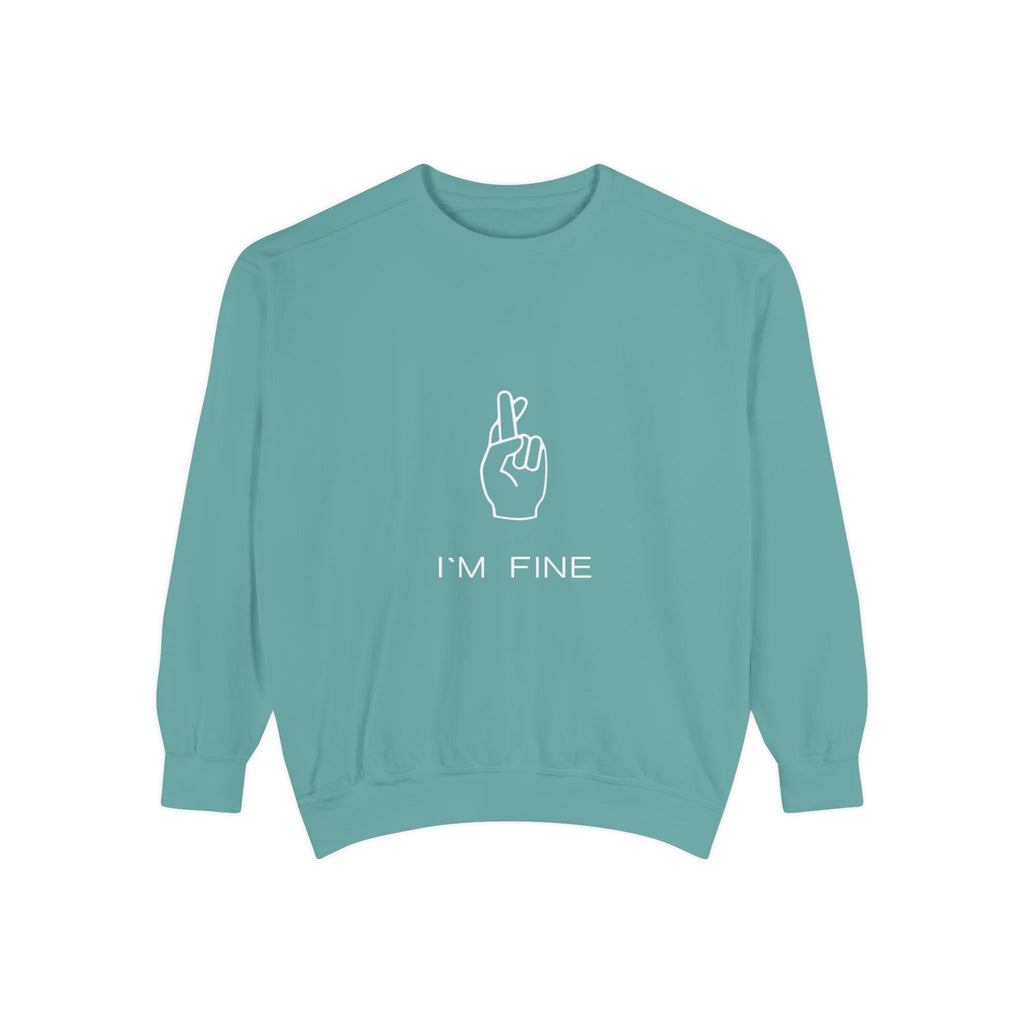 Progress, Not Perfection Unisex Garment - Dyed Sweatshirt - Metamorphosis Creations