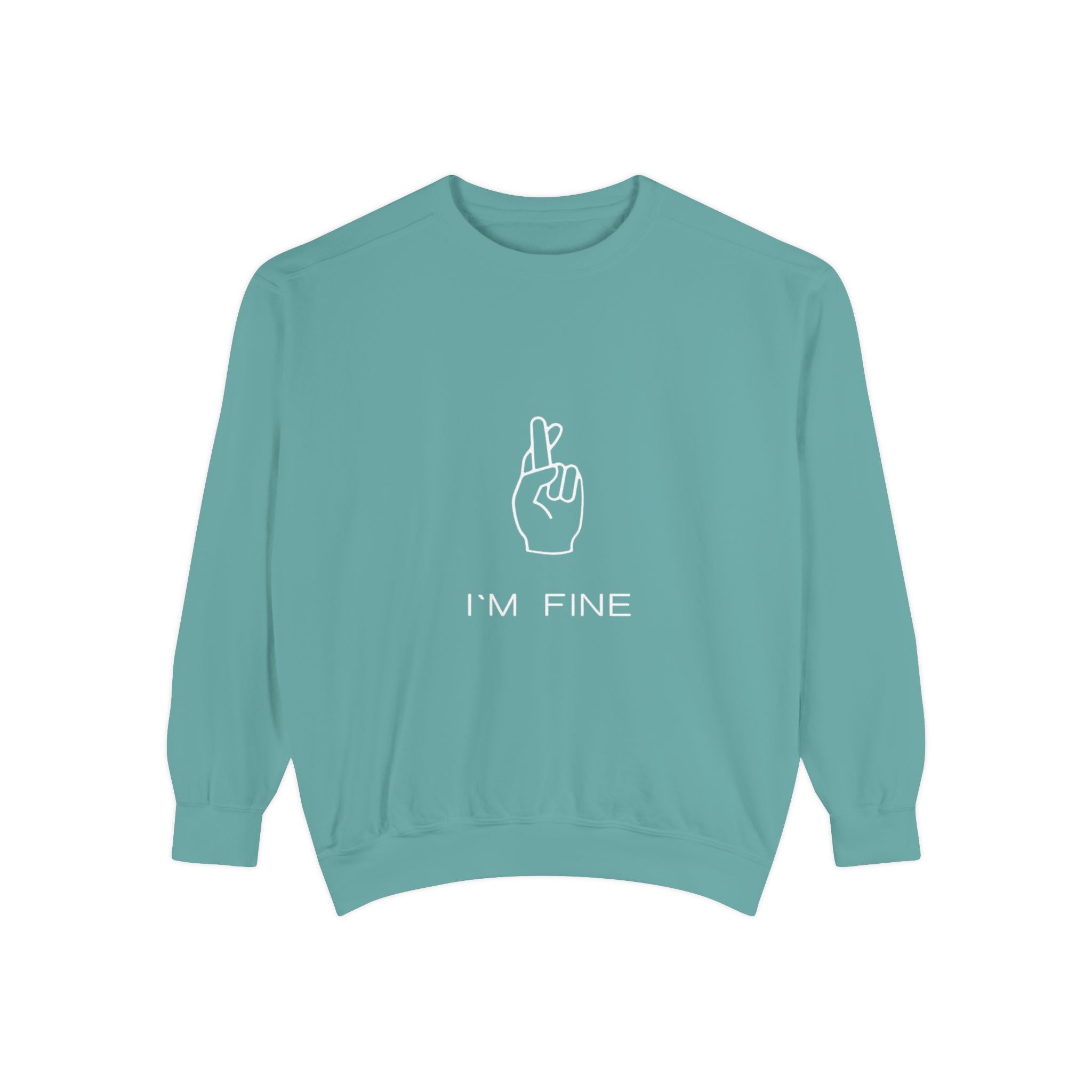 Progress, Not Perfection Unisex Garment - Dyed Sweatshirt - Metamorphosis Creations
