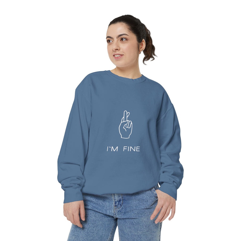 Progress, Not Perfection Unisex Garment - Dyed Sweatshirt - Metamorphosis Creations