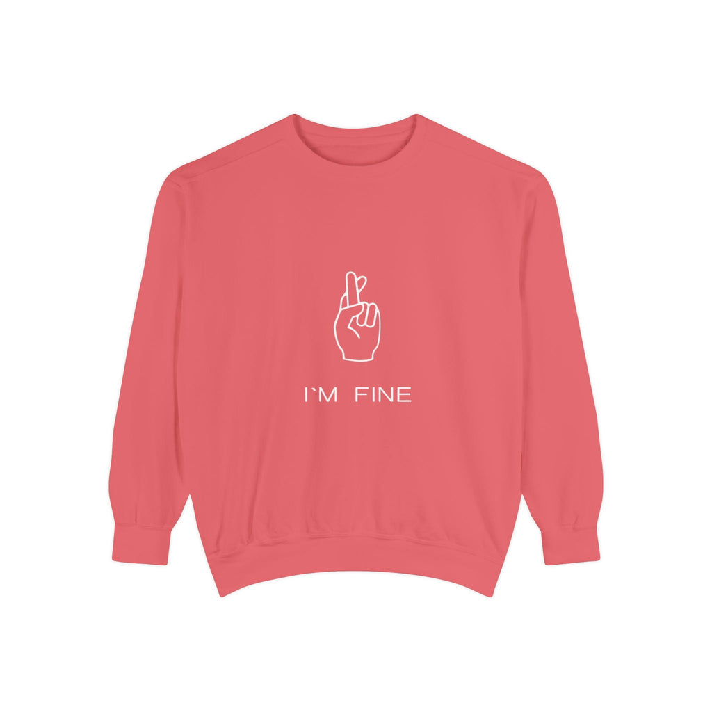 Progress, Not Perfection Unisex Garment - Dyed Sweatshirt - Metamorphosis Creations