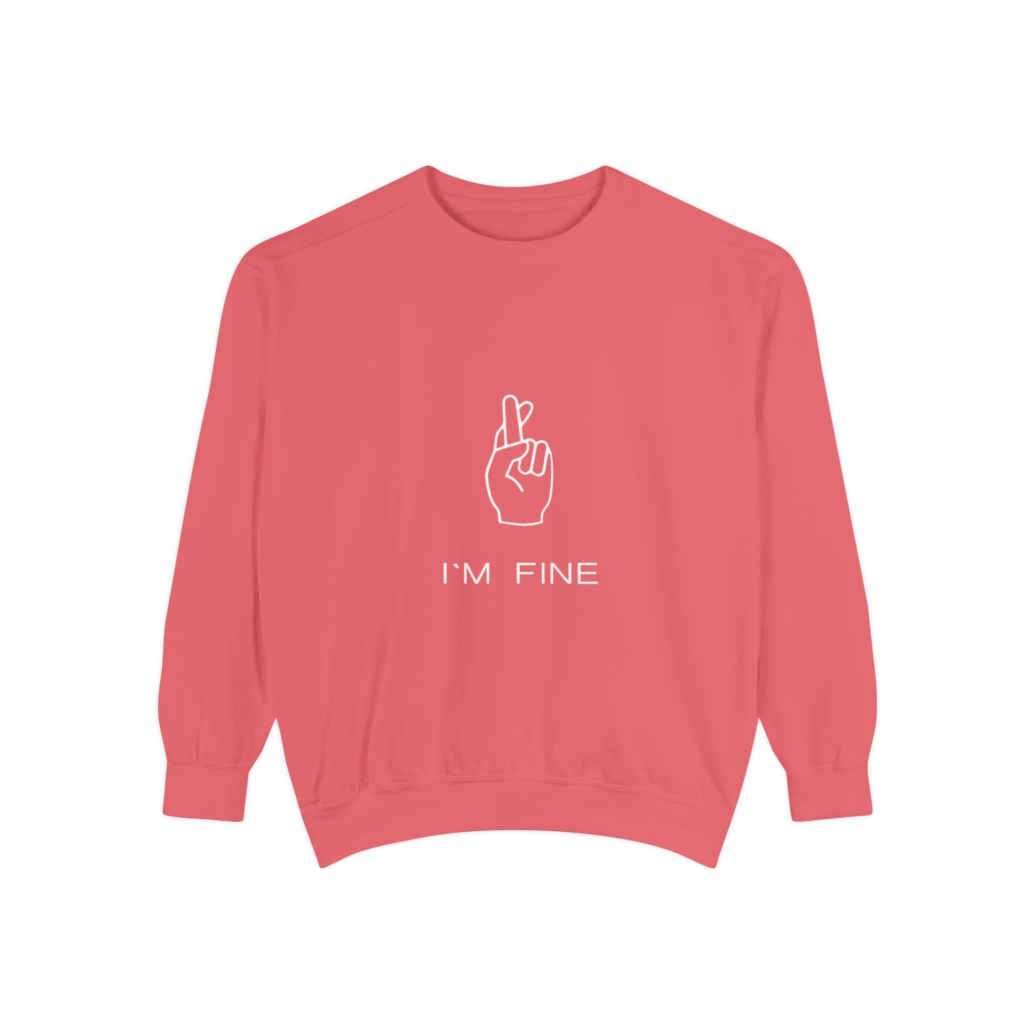 Progress, Not Perfection Unisex Garment - Dyed Sweatshirt - Metamorphosis Creations