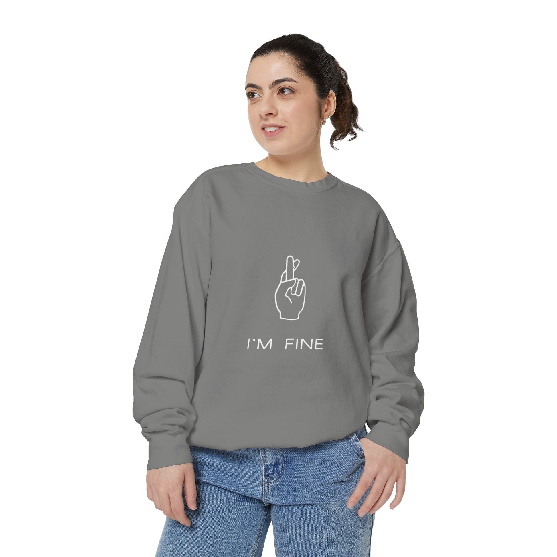 Progress, Not Perfection Unisex Garment - Dyed Sweatshirt - Metamorphosis Creations