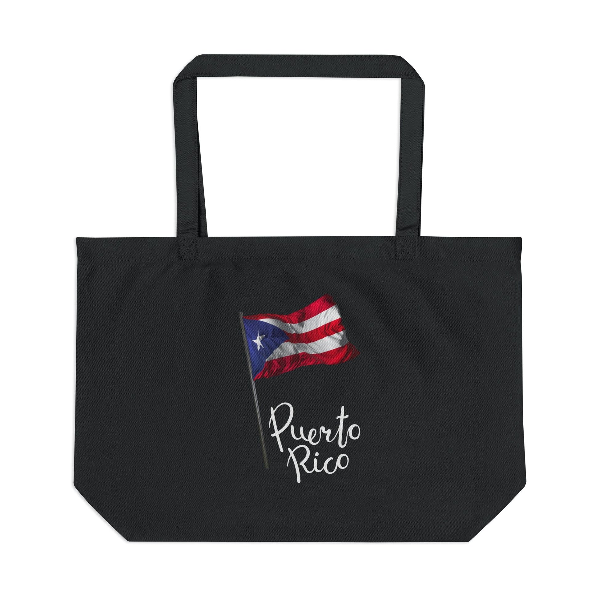 Proud Boricua Tote Puerto Rico Large Eco Tote Bag, Sustainable Carryall for Beach, Shopping, Travel, Gift for Caribbean Lovers, Reusable Grocery Bag - Metamorphosis Creations