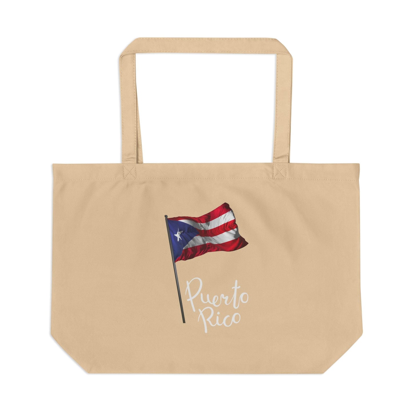 Proud Boricua Tote Puerto Rico Large Eco Tote Bag, Sustainable Carryall for Beach, Shopping, Travel, Gift for Caribbean Lovers, Reusable Grocery Bag - Metamorphosis Creations