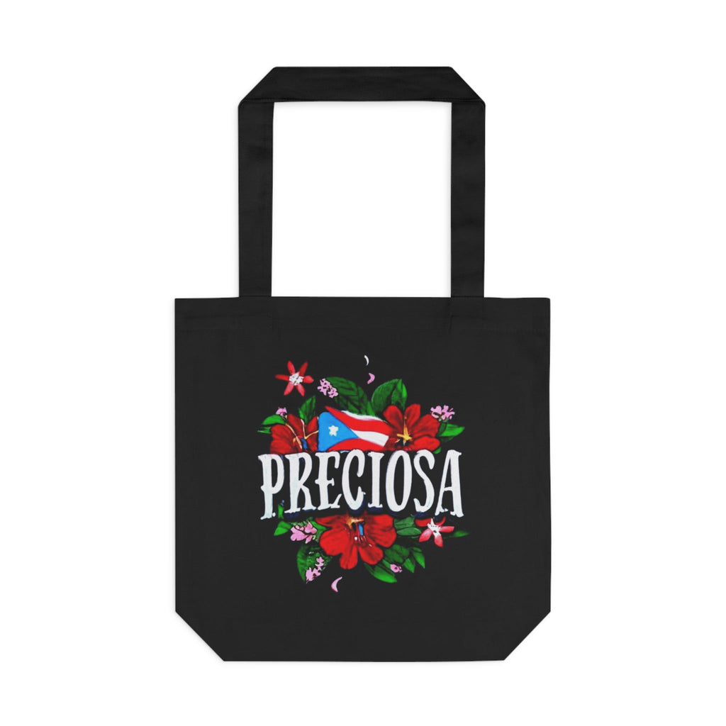 Proud Puerto Rican Cotton Tote Bag | Eco - Friendly Shopping Bag, Festival Accessory, Gifts for Her, Beach Bag, Summer Essentials - Metamorphosis Creations