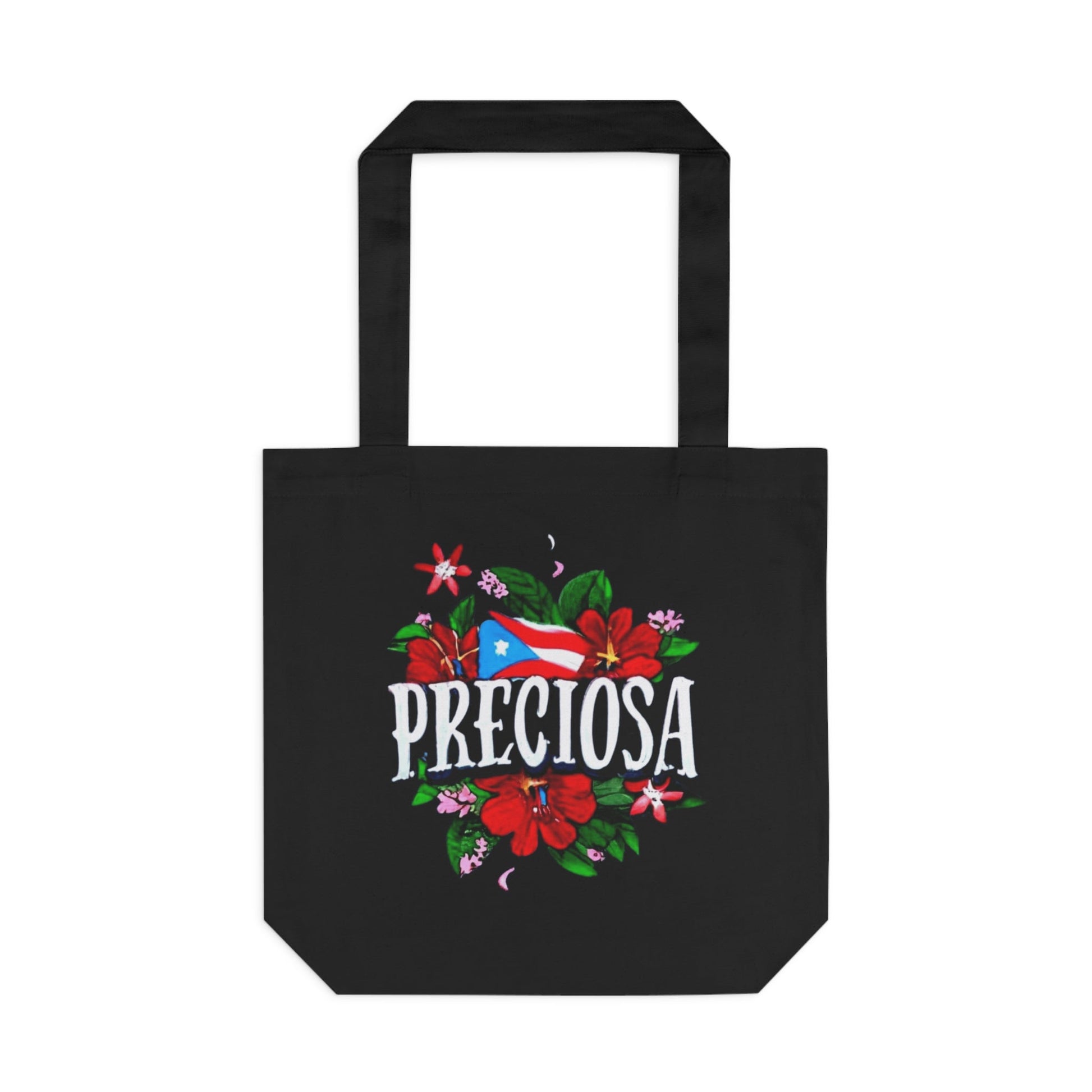 Proud Puerto Rican Cotton Tote Bag | Eco - Friendly Shopping Bag, Festival Accessory, Gifts for Her, Beach Bag, Summer Essentials - Metamorphosis Creations