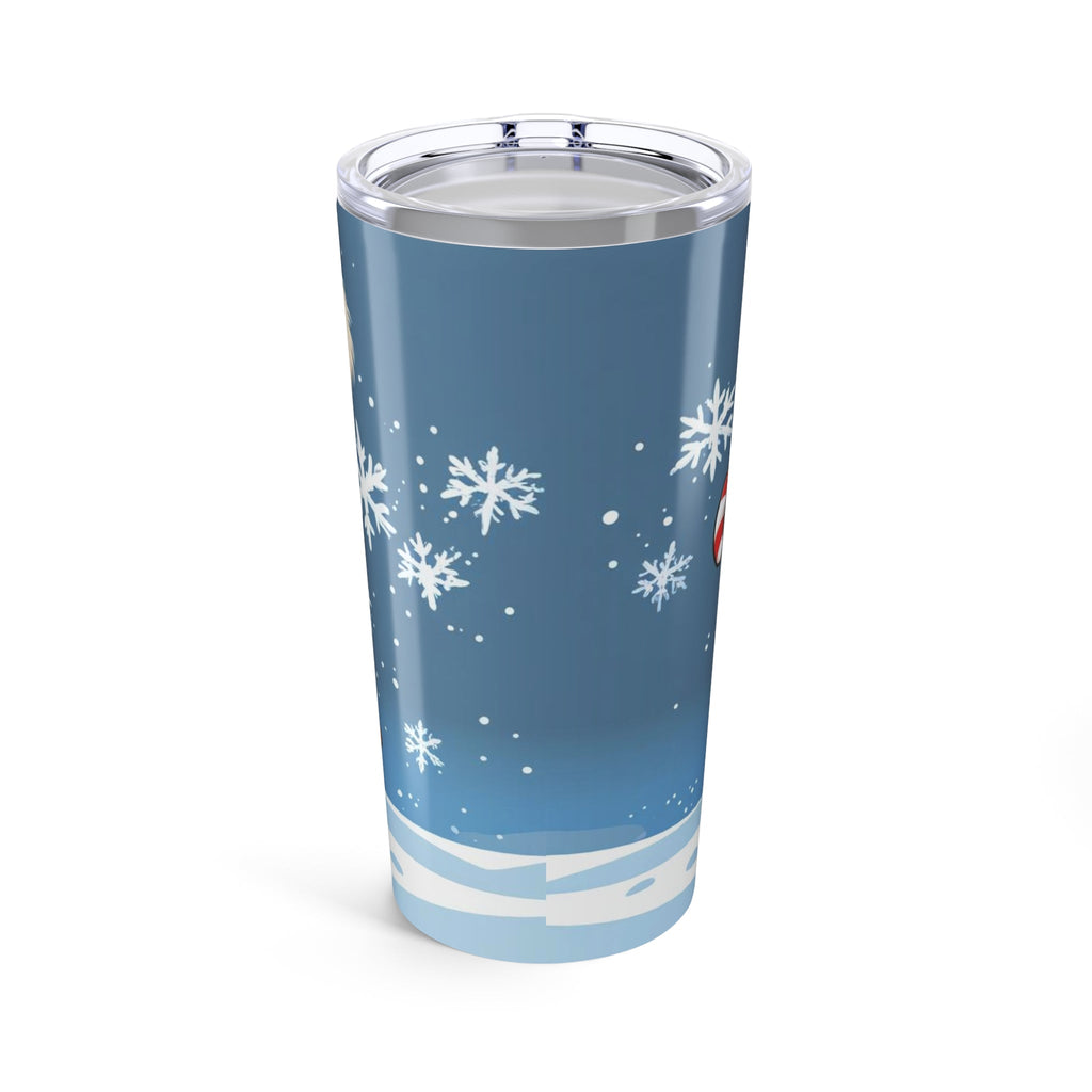 Puerto Rican Christmas Festive Frog Tumbler - 20oz Christmas Travel Mug, Holiday Drinkware, Cute Winter Gift, Santa Frog Cup, Winter Wonderland Beverage Holder - Metamorphosis Creations