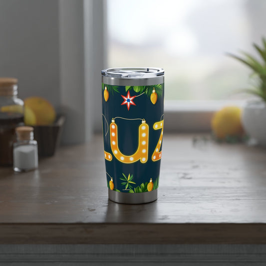 Puerto Rican Christmas Tropical Vibes Tumbler - Metamorphosis Creations