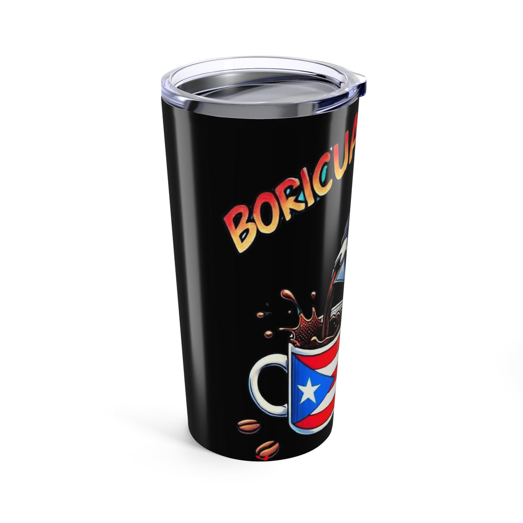 Puerto Rican Coffee Lover's Tumbler | 20oz Travel Mug, Perfect Gift for Coffee Enthusiasts, Birthday, Holidays, On - the - Go - Metamorphosis Creations