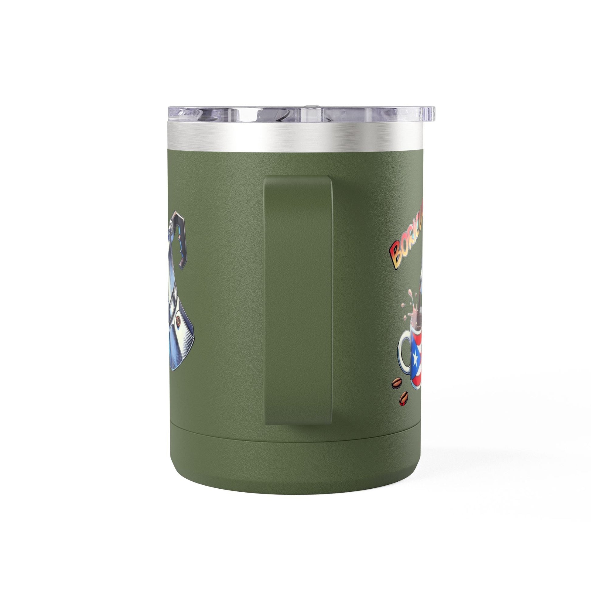 Puerto Rican Coffee Mug Tumbler, 15oz | Great Gift for Coffee Lovers, Unique Kitchen Decor, Perfect for Birthdays & Holidays - Metamorphosis Creations