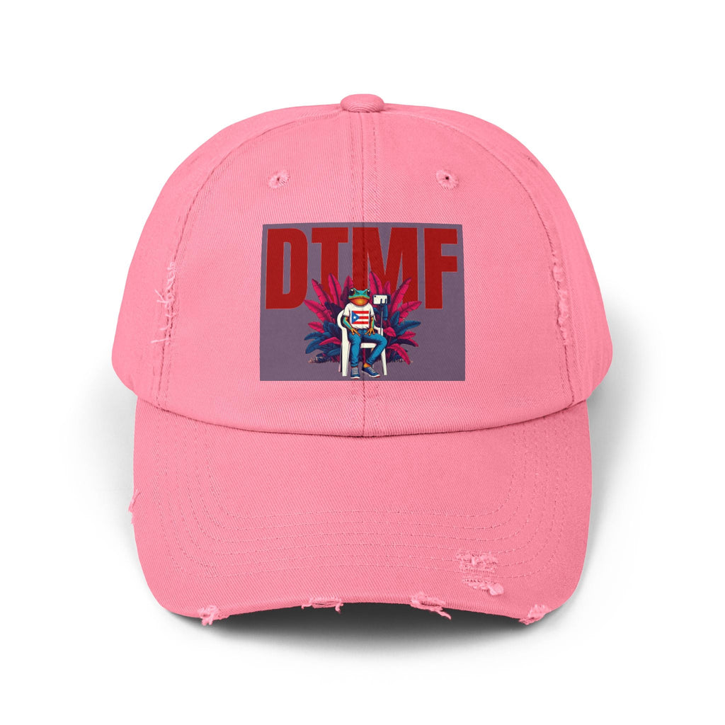 Puerto Rican Flag Distressed Cap – Cultural Pride Hat, Unisex Vintage Baseball Cap, Adjustable Boricua Heritage Apparel - Metamorphosis Creations