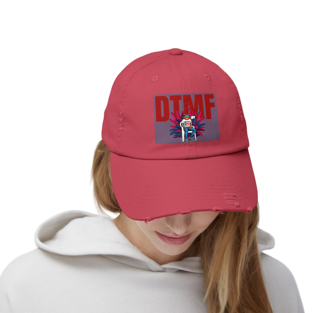 Puerto Rican Flag Distressed Cap – Cultural Pride Hat, Unisex Vintage Baseball Cap, Adjustable Boricua Heritage Apparel - Metamorphosis Creations