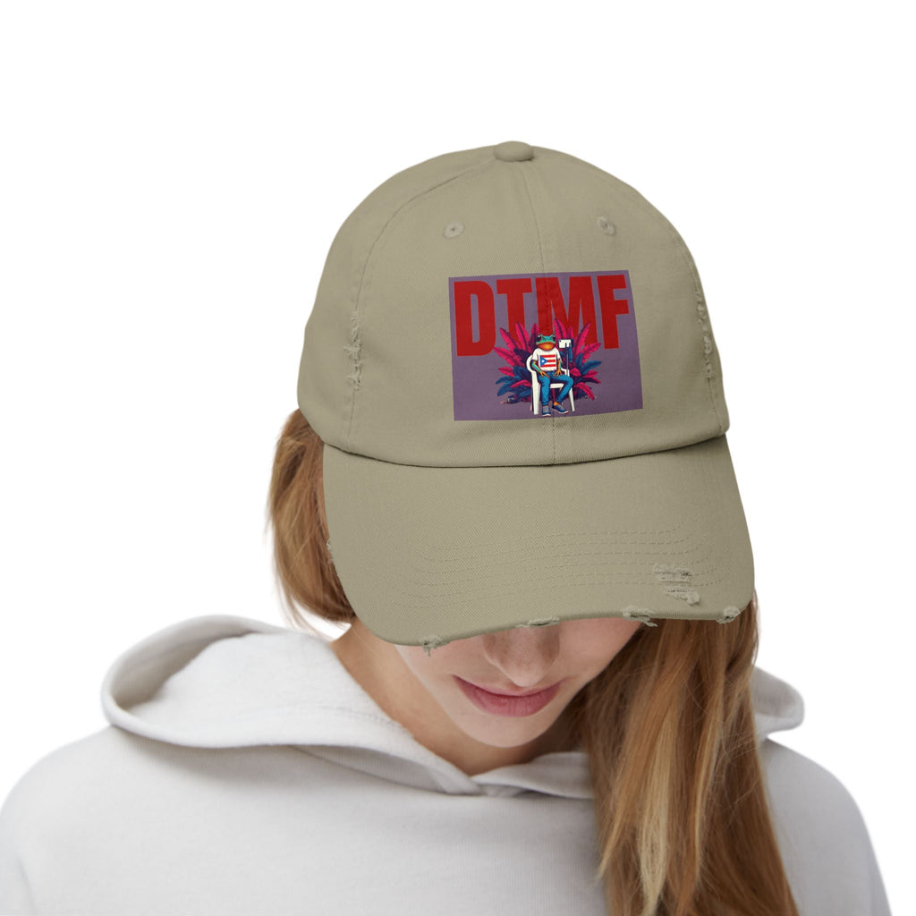 Puerto Rican Flag Distressed Cap – Cultural Pride Hat, Unisex Vintage Baseball Cap, Adjustable Boricua Heritage Apparel - Metamorphosis Creations