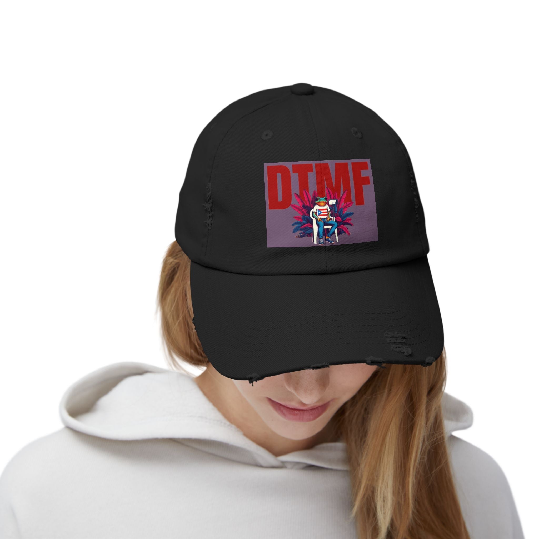 Puerto Rican Flag Distressed Cap – Cultural Pride Hat, Unisex Vintage Baseball Cap, Adjustable Boricua Heritage Apparel - Metamorphosis Creations