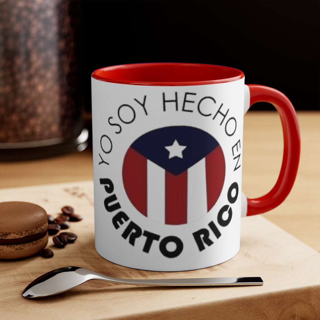 Puerto Rican Flag Mug Colorful Accent Mugs, 11oz - Metamorphosis Creations