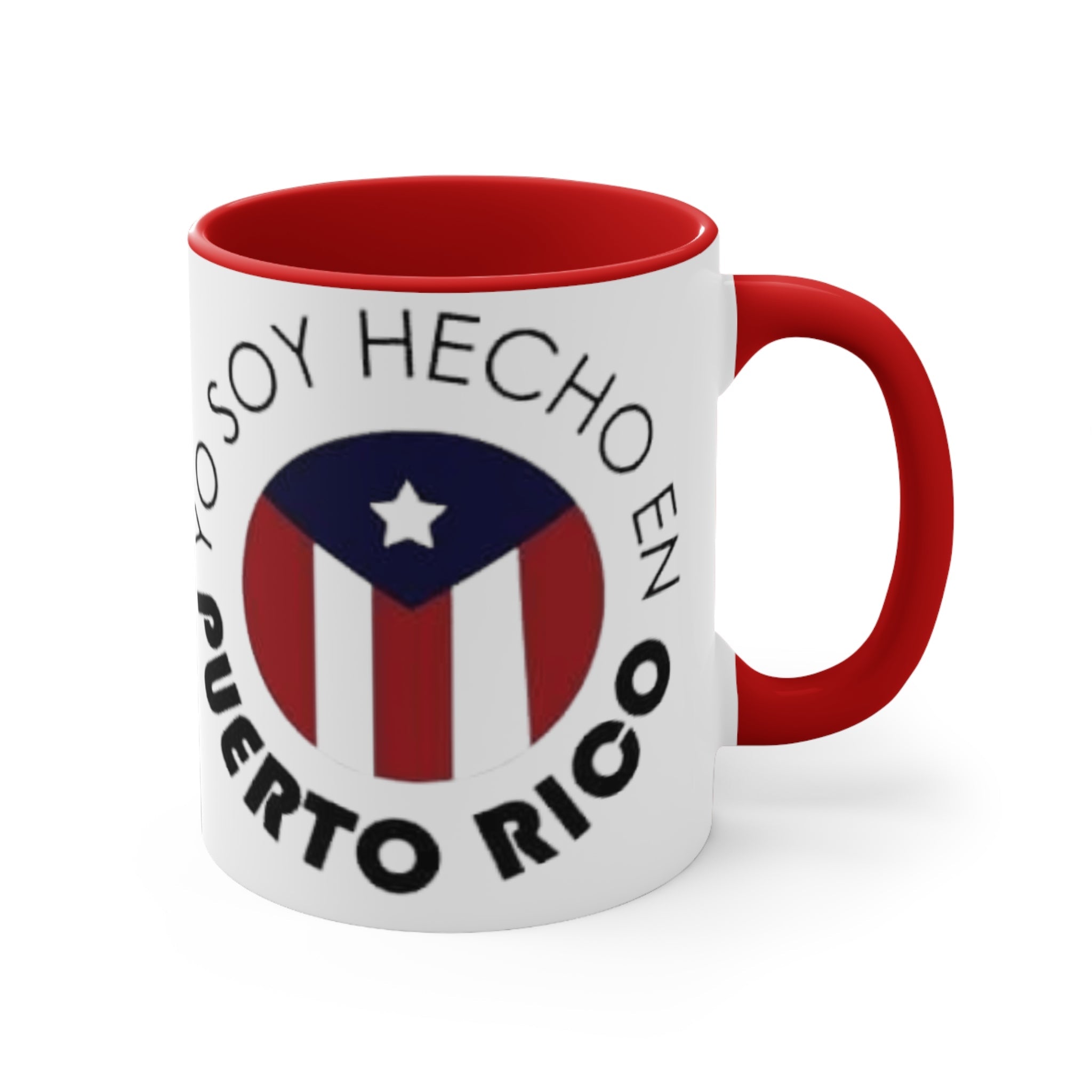 Puerto Rican Flag Mug Colorful Accent Mugs, 11oz - Metamorphosis Creations
