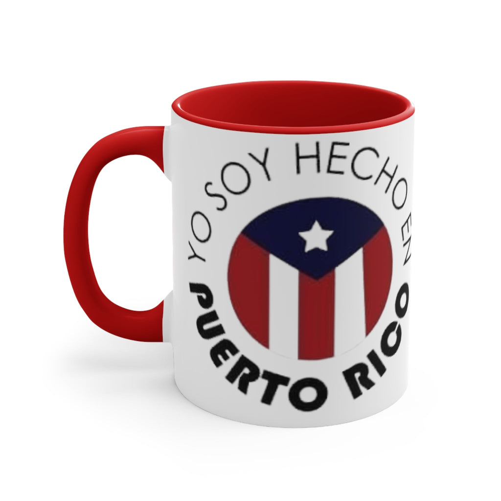 Puerto Rican Flag Mug Colorful Accent Mugs, 11oz - Metamorphosis Creations