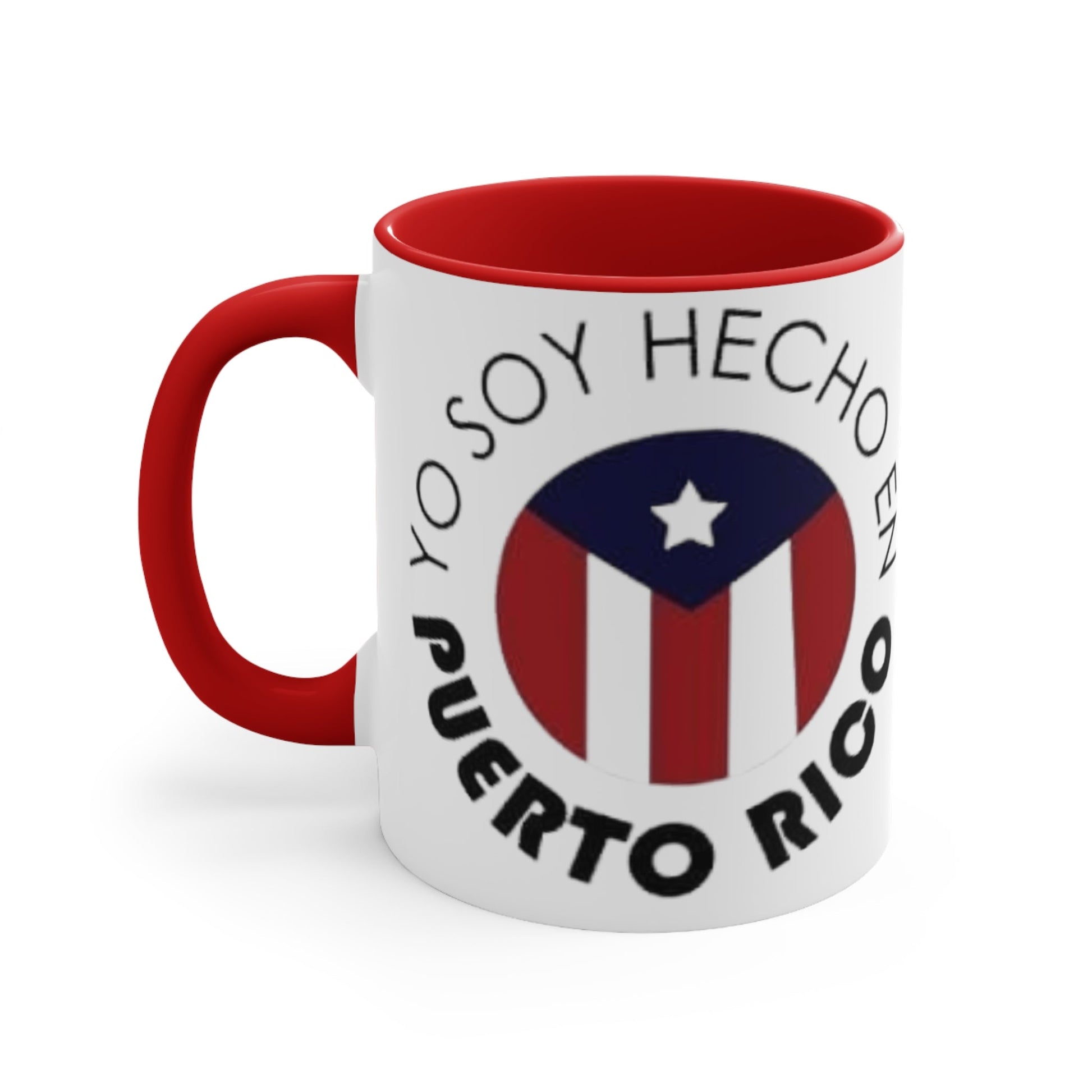 Puerto Rican Flag Mug Colorful Accent Mugs, 11oz - Metamorphosis Creations