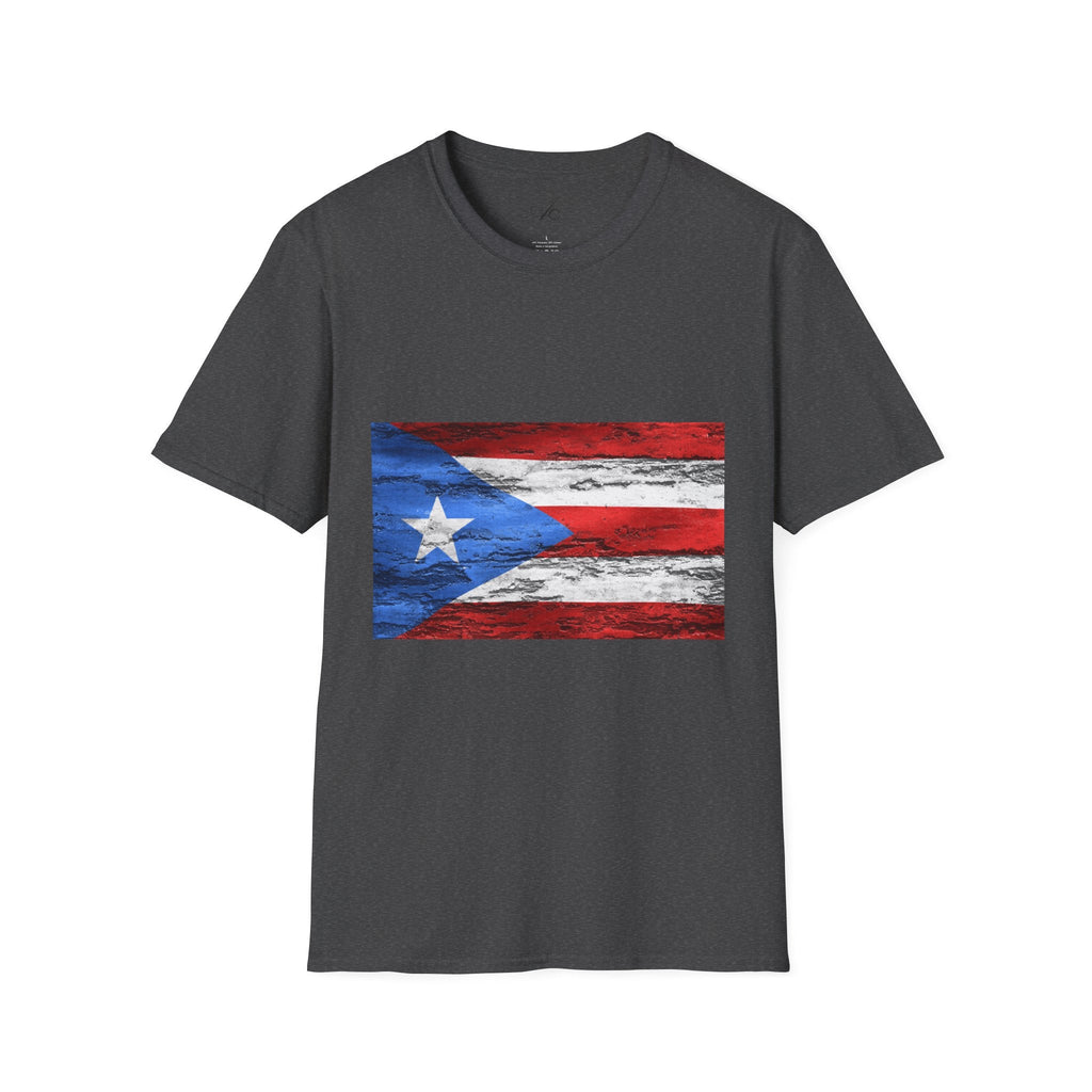 Puerto Rican Flag T-Shirt | Unisex Softstyle Tee | Perfect for Festivals, Patriotic Celebrations, Summer Wear, Gift Ideas, Casual Outfits - Metamorphosis Creations