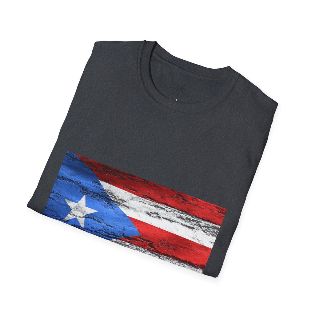 Puerto Rican Flag T-Shirt | Unisex Softstyle Tee | Perfect for Festivals, Patriotic Celebrations, Summer Wear, Gift Ideas, Casual Outfits - Metamorphosis Creations