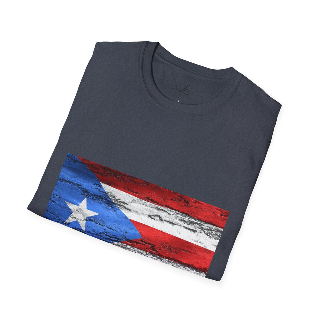 Puerto Rican Flag T-Shirt | Unisex Softstyle Tee | Perfect for Festivals, Patriotic Celebrations, Summer Wear, Gift Ideas, Casual Outfits - Metamorphosis Creations