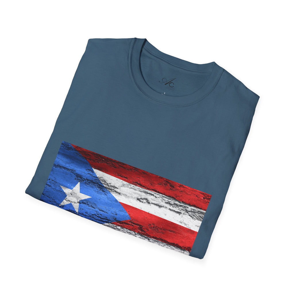Puerto Rican Flag T-Shirt | Unisex Softstyle Tee | Perfect for Festivals, Patriotic Celebrations, Summer Wear, Gift Ideas, Casual Outfits - Metamorphosis Creations