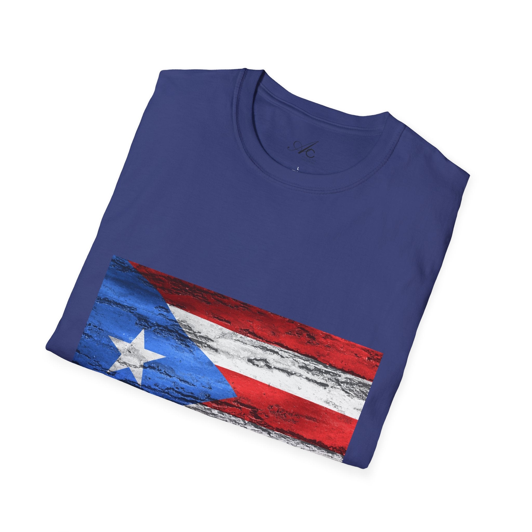 Puerto Rican Flag T-Shirt | Unisex Softstyle Tee | Perfect for Festivals, Patriotic Celebrations, Summer Wear, Gift Ideas, Casual Outfits - Metamorphosis Creations