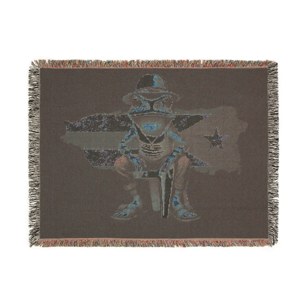 Puerto Rican Heritage Blanket with Unique Designs Woven Blanket - Metamorphosis Creations