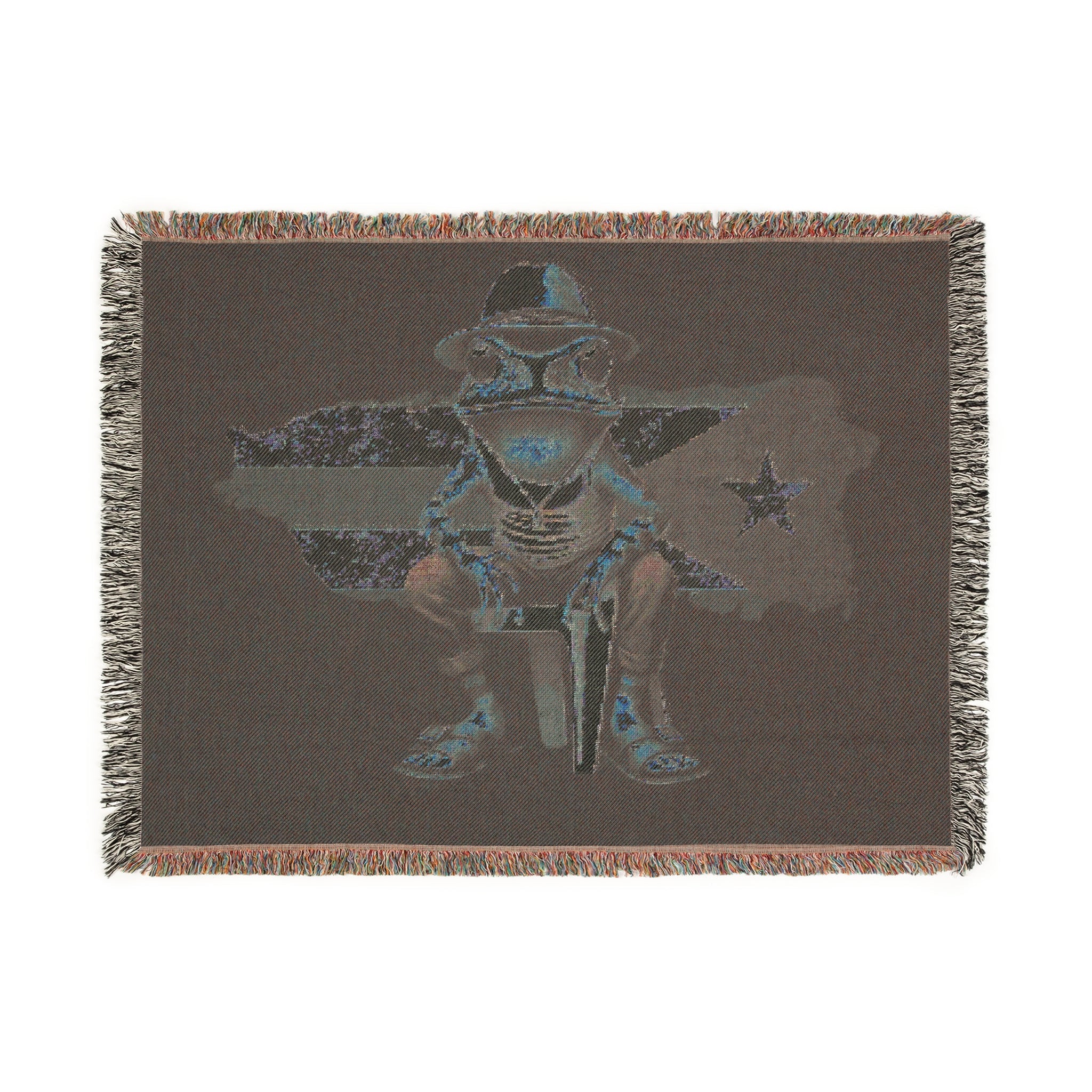 Puerto Rican Heritage Blanket with Unique Designs Woven Blanket - Metamorphosis Creations