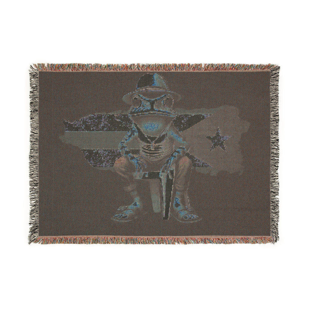 Puerto Rican Heritage Blanket with Unique Designs Woven Blanket - Metamorphosis Creations