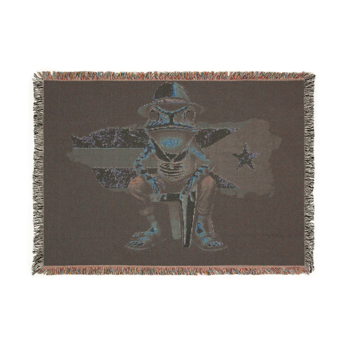 Puerto Rican Heritage Blanket with Unique Designs Woven Blanket - Metamorphosis Creations