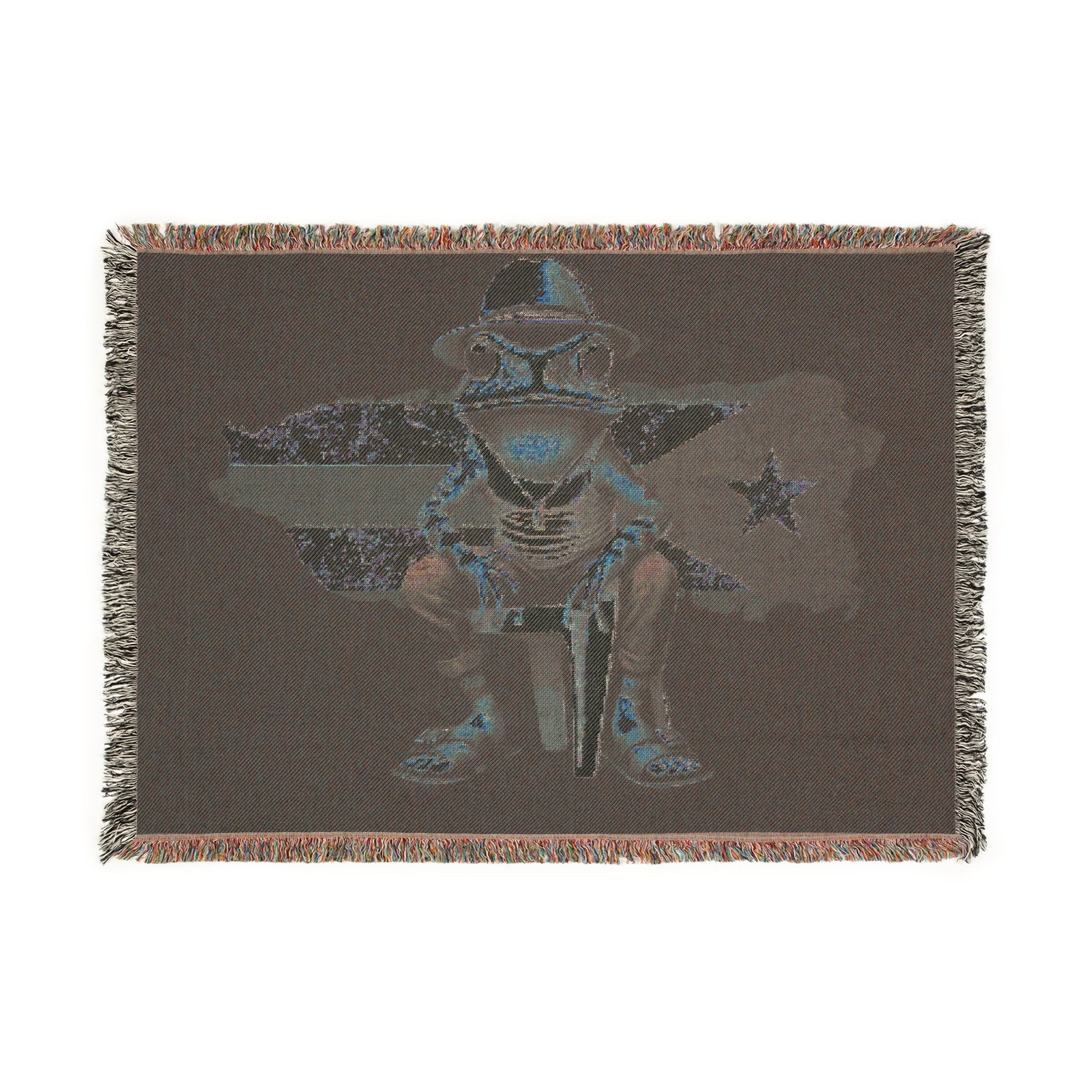Puerto Rican Heritage Blanket with Unique Designs Woven Blanket - Metamorphosis Creations