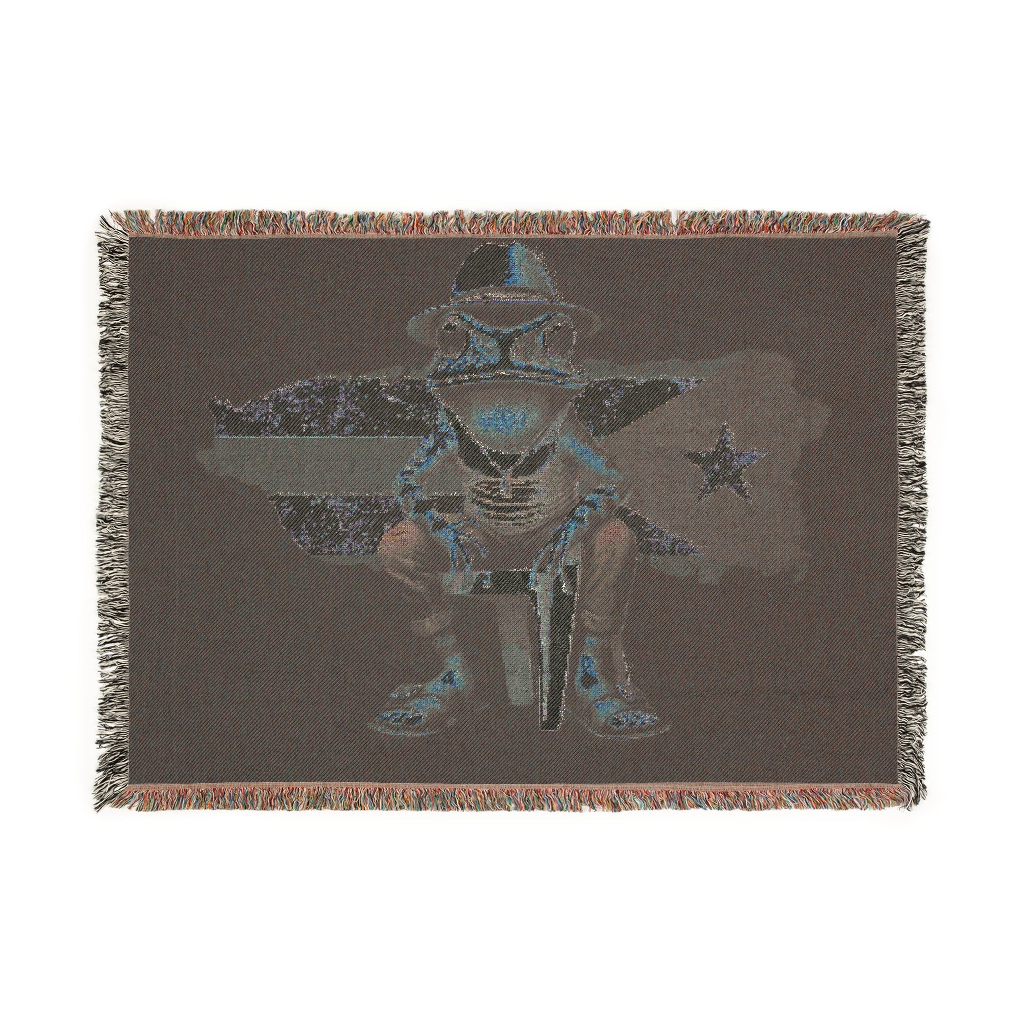 Puerto Rican Heritage Blanket with Unique Designs Woven Blanket - Metamorphosis Creations