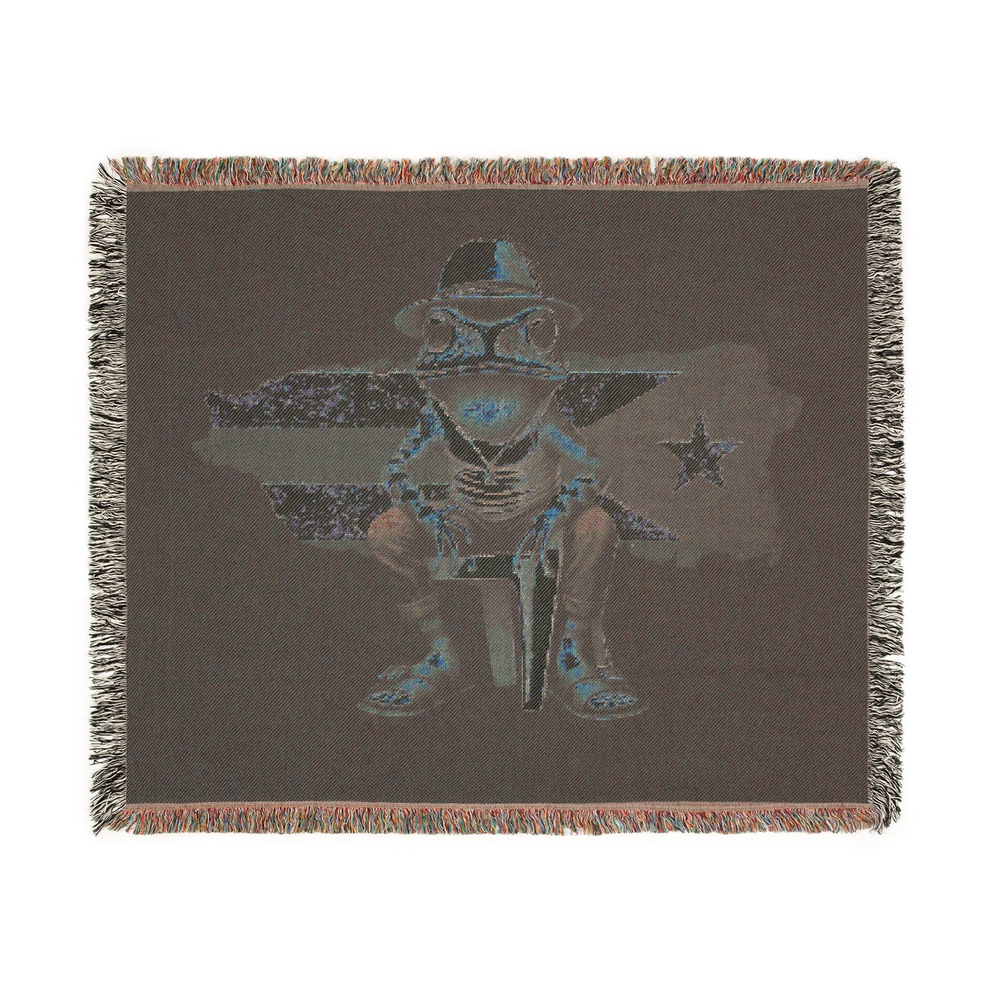 Puerto Rican Heritage Blanket with Unique Designs Woven Blanket - Metamorphosis Creations