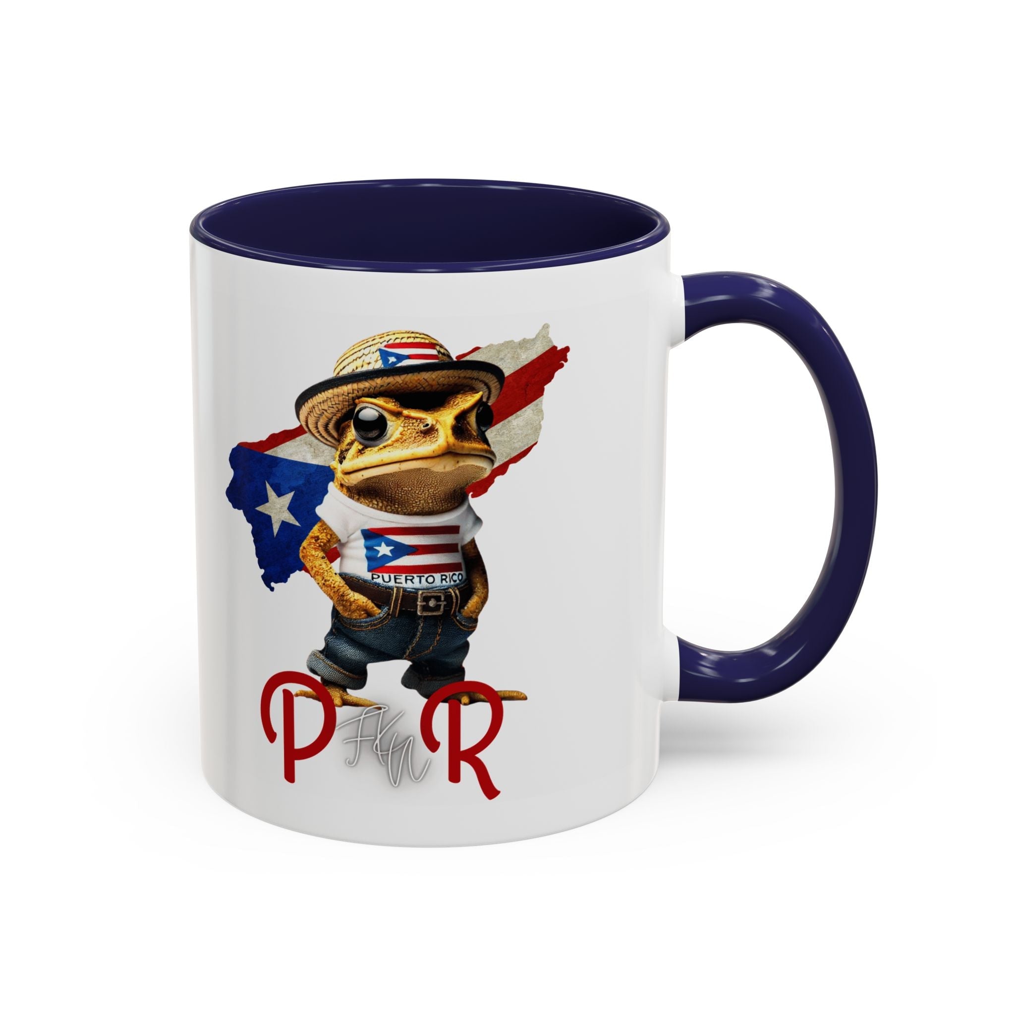 Puerto Rican Heritage Mugs with Unique Designs Accent Coffee Mug (11, 15oz) - Metamorphosis Creations