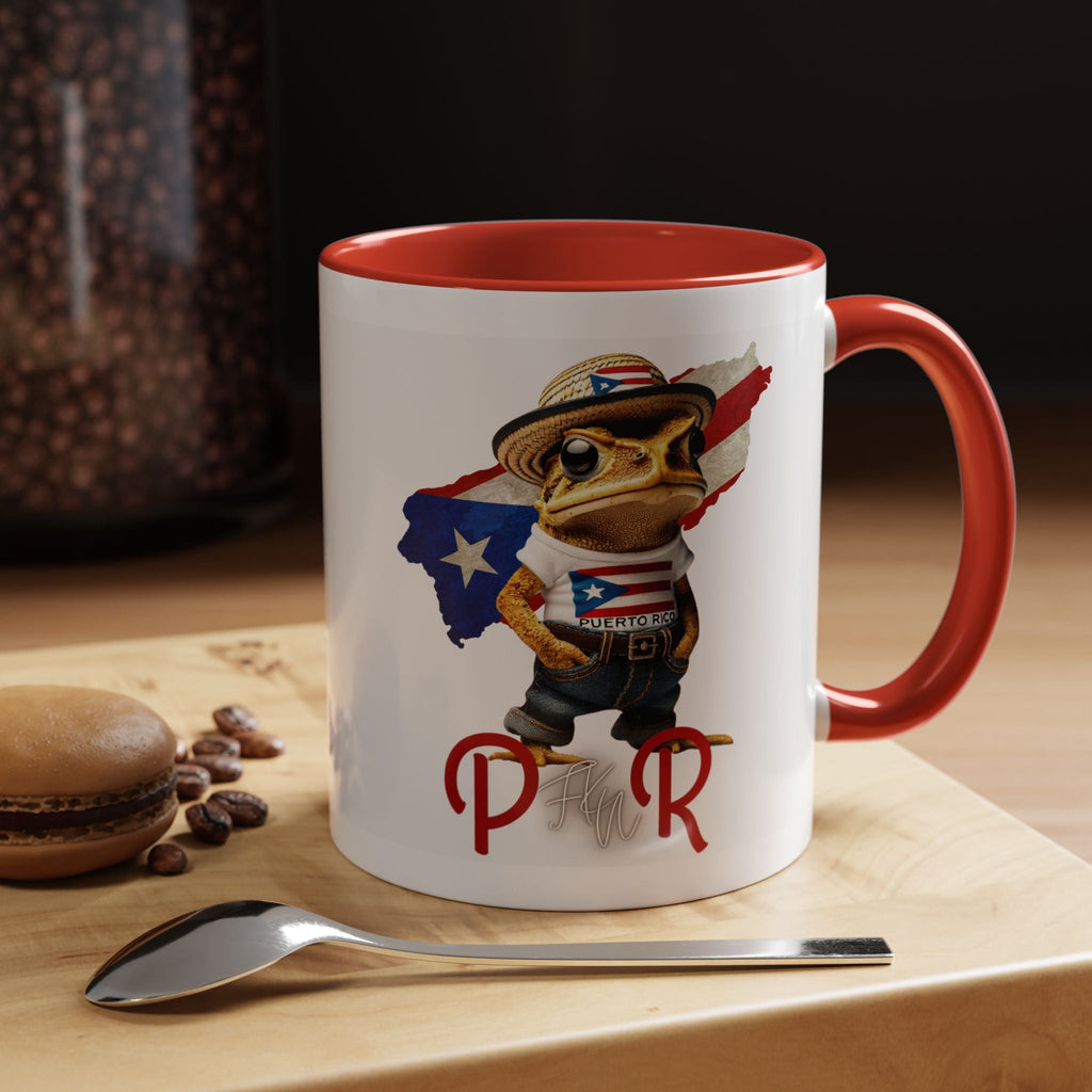 Puerto Rican Heritage Mugs with Unique Designs Accent Coffee Mug (11, 15oz) - Metamorphosis Creations