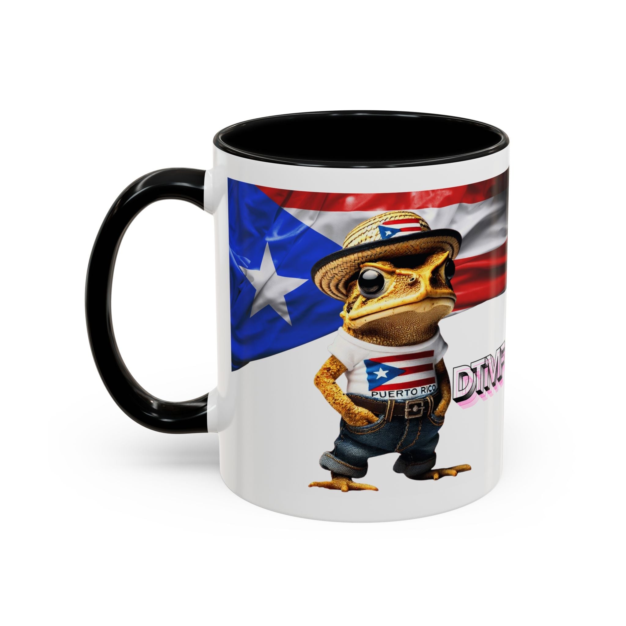 Puerto Rican Heritage Mugs with Unique Designs Accent Coffee Mug (11, 15oz) - Metamorphosis Creations