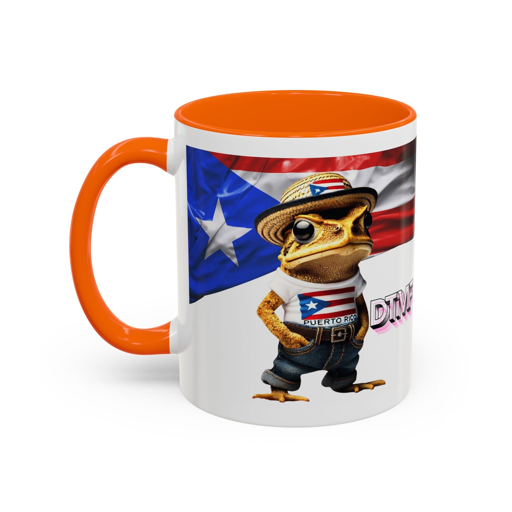 Puerto Rican Heritage Mugs with Unique Designs Accent Coffee Mug (11, 15oz) - Metamorphosis Creations