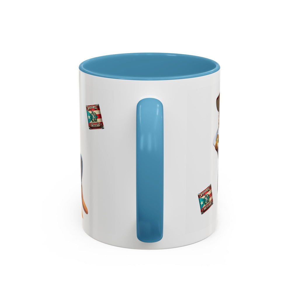 Puerto Rican Heritage Mugs with Unique Designs" Accent Coffee Mug (11, 15oz) - Metamorphosis Creations