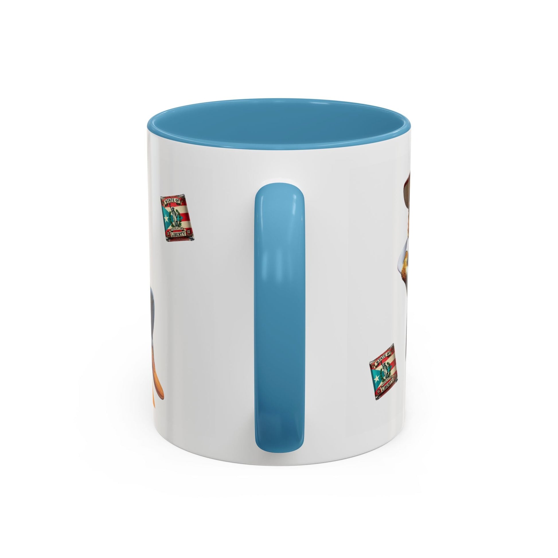 Puerto Rican Heritage Mugs with Unique Designs" Accent Coffee Mug (11, 15oz) - Metamorphosis Creations
