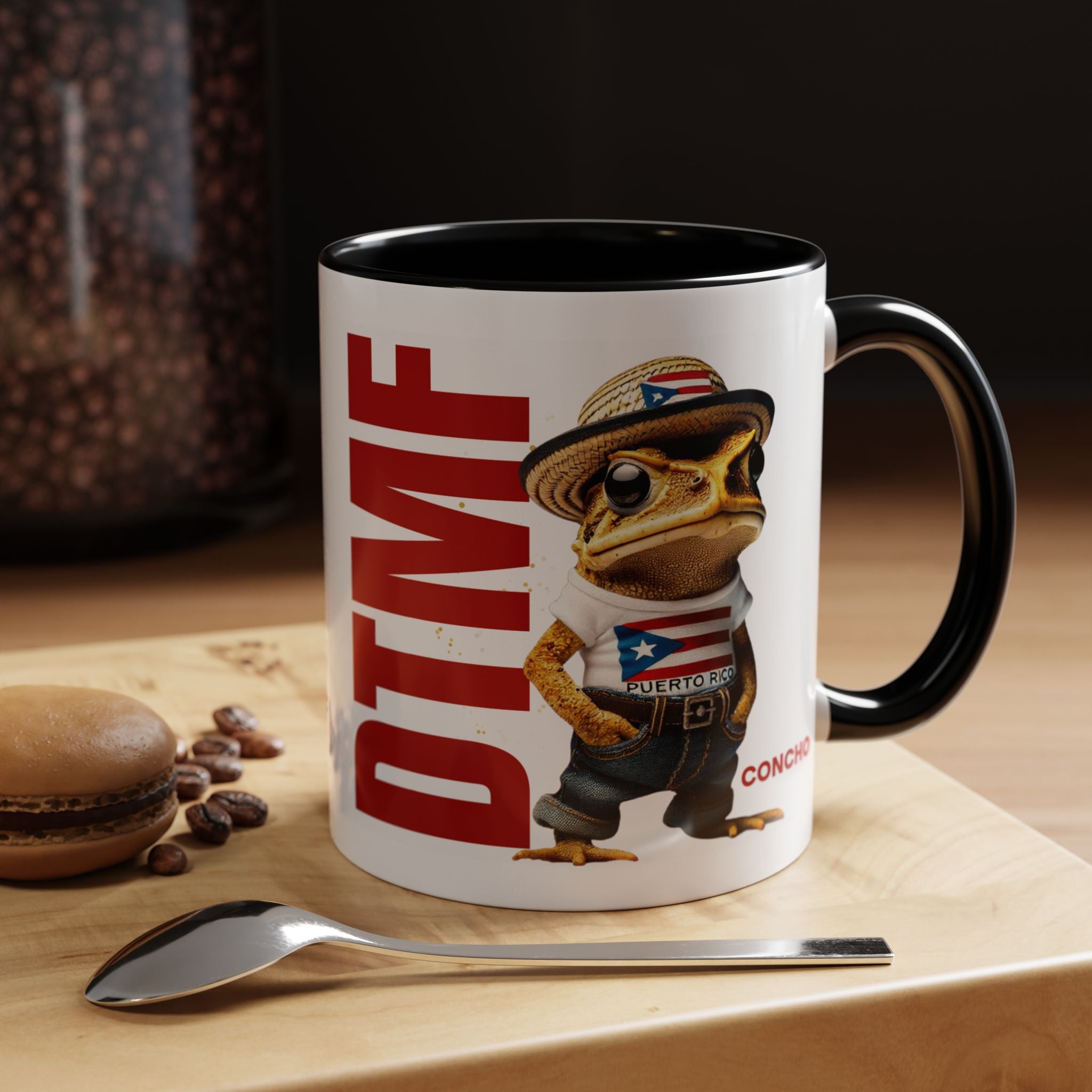 Puerto Rican Heritage Mugs with Unique Designs Accent Coffee Mug (11, 15oz) - Metamorphosis Creations