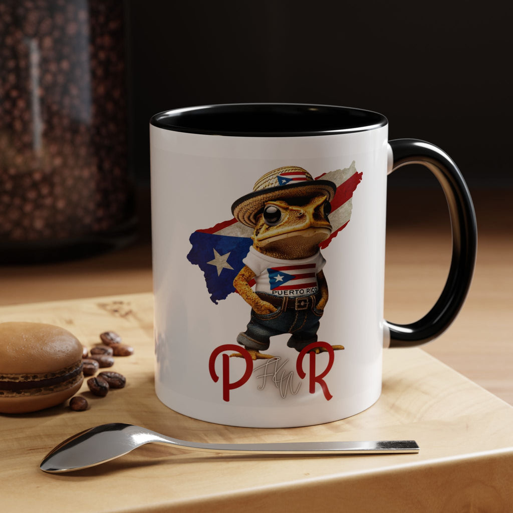 Puerto Rican Heritage Mugs with Unique Designs Accent Coffee Mug (11, 15oz) - Metamorphosis Creations