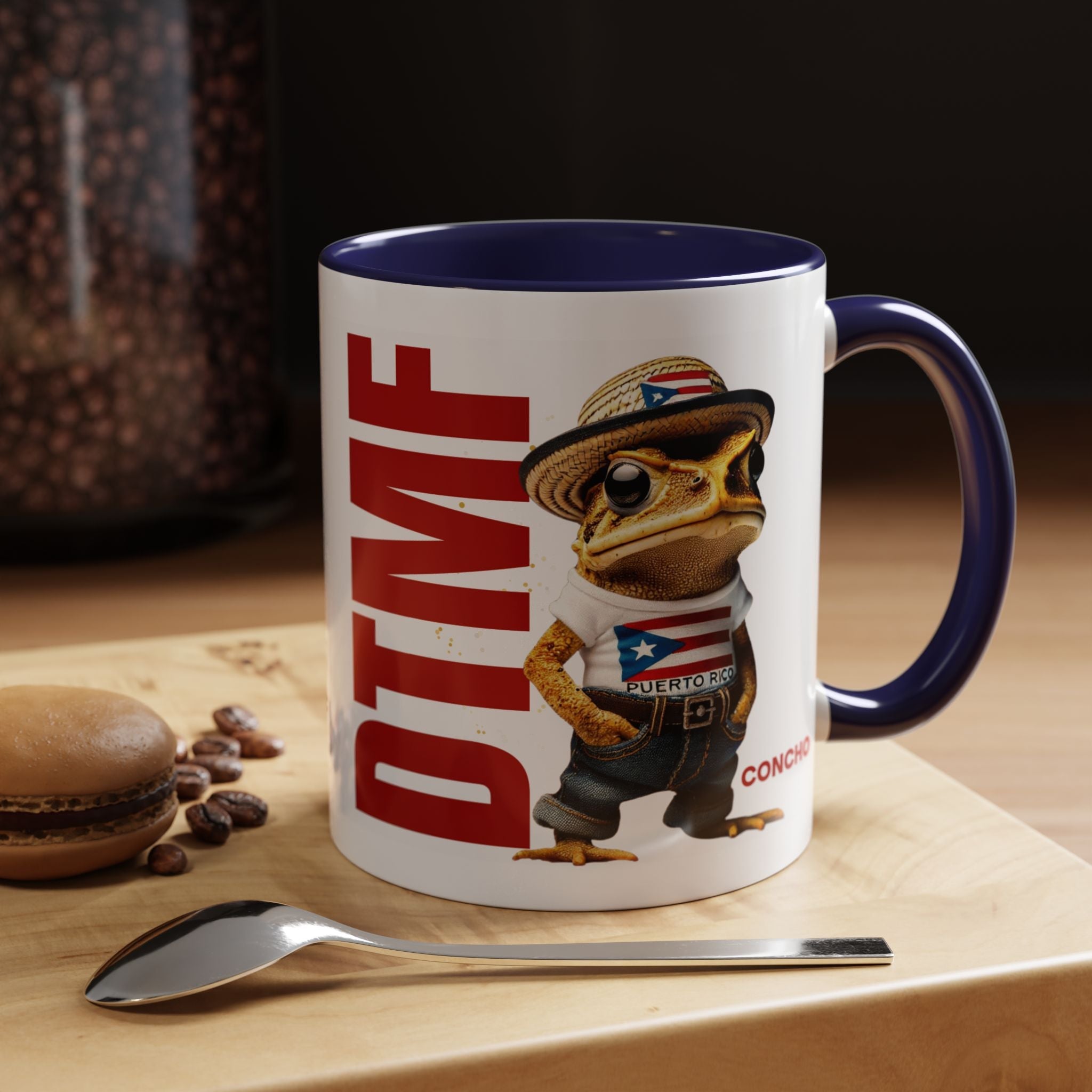 Puerto Rican Heritage Mugs with Unique Designs Accent Coffee Mug (11, 15oz) - Metamorphosis Creations