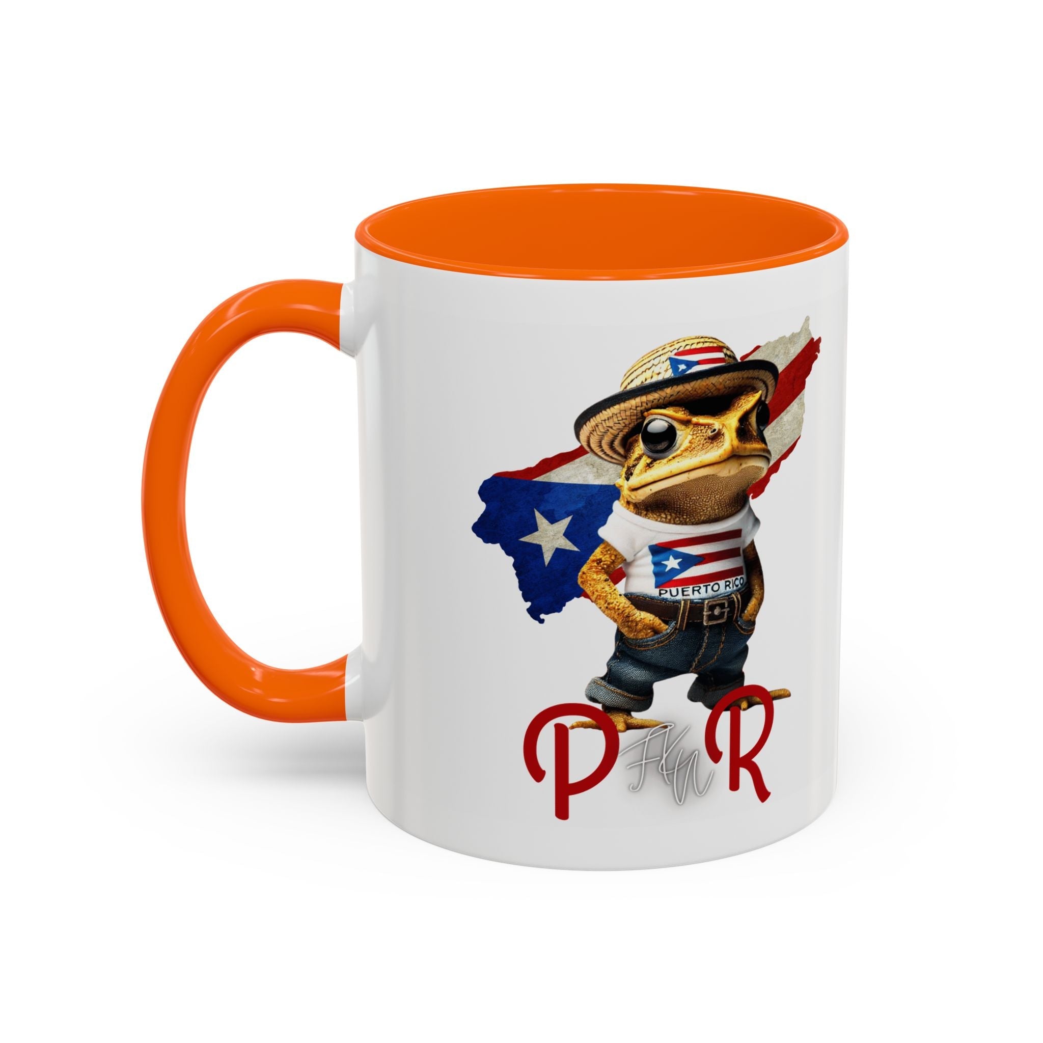 Puerto Rican Heritage Mugs with Unique Designs Accent Coffee Mug (11, 15oz) - Metamorphosis Creations
